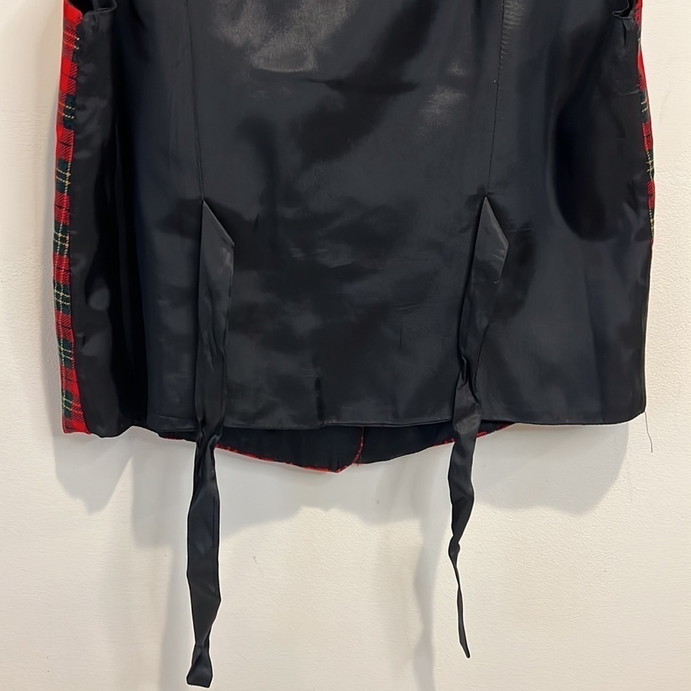 HERMAN Geist plaid vest size M - Picture 4 of 8